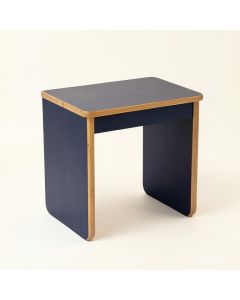 Willow Arc Small Writing Desk - Navy (synthetic illustration; no displayed measurements)