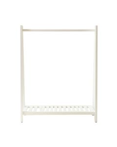 Field Bluff Empty Garment Rack - White (synthetic illustration; no displayed measurements)