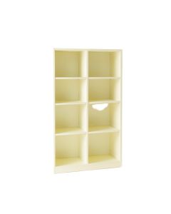 Heath Falls Freestanding Bookcase - Ivory (synthetic illustration; no displayed measurements)