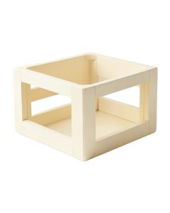 Holly Crossing Empty Furniture-Style Pet Crate - Cream (synthetic illustration; no displayed measurements)