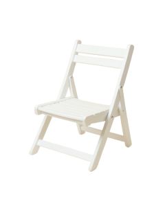 Holly Canyon Folding Outdoor Chair - White (synthetic illustration; no displayed measurements)