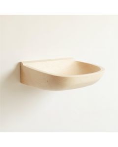 Maple Canyon Wall-Mounted Cat Perch - Ivory (synthetic illustration; no displayed measurements)