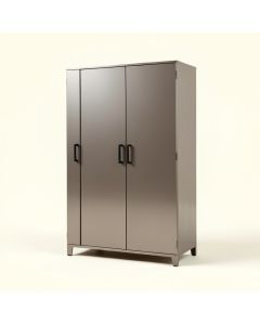 Saphira Industrial Metal Wardrobe Armoire (synthetic illustration; no displayed measurements)