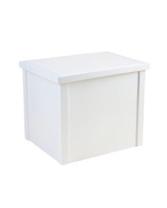 Cliff Crest Closed Outdoor Storage Box - White