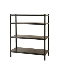 Hazel Branch Empty Seed-Starting Shelving Unit Without Lights - Black