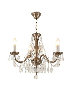 Belgr 4 - Light Shaded Classic / Traditional Chandelier