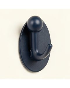 Heath Bend Wall-Mounted Robe Hook - Navy (synthetic illustration; no displayed measurements)