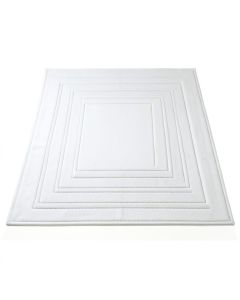 Slate Bridge Rectangular Outdoor Rug - White (synthetic illustration; no displayed measurements)