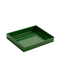 Meadow Bridge Empty Under-Desk Cable Tray - Green (synthetic illustration; no displayed measurements)
