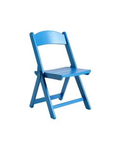 Olive Arc Folding Outdoor Chair - Blue (synthetic illustration; no displayed measurements)