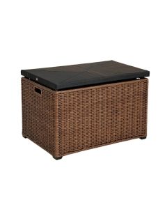 All-Weather 70 Gallon Water Resistant Wicker Storage Bench