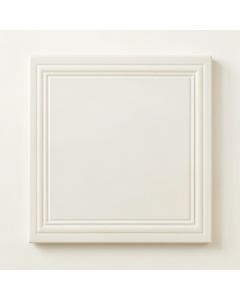 Spruce Arc Uninstalled Square Decorative Tile - White (synthetic illustration; no displayed measurements)