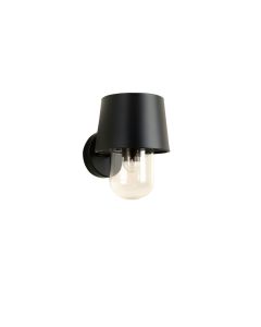 Harbor Brook Wall Sconce Mounted On A Plain Wall - Black (synthetic illustration; no displayed measurements)