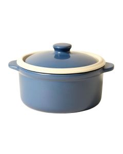 Ayesha Curry Home 80 Oz . Stoneware Round Casserole With Lid