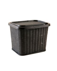 Elm Bridge Laundry Hamper - Black