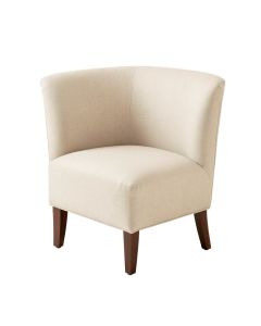Old Town Linen Upholstered Queen Anne Back Side Chair In Barrister (synthetic illustration; no displayed measurements)