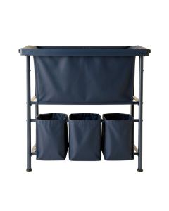 Briar Bridge Laundry Sorting Station With Plain Removable Bags - Navy (synthetic illustration; no displayed measurements)