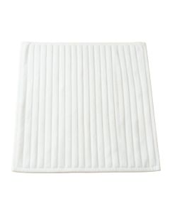 Clay Crest Bath Mat - White (synthetic illustration; no displayed measurements)