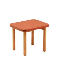 Field Brook Compact Balcony Table - Terracotta (synthetic illustration; no displayed measurements)