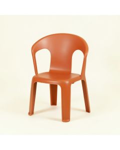 Birch Bridge Small Chair - Terracotta (synthetic illustration; no displayed measurements)