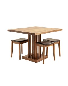 Lundell Bistro 5 Piece Pub Table Set