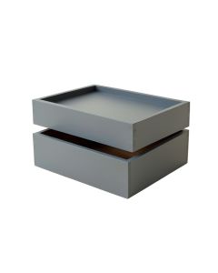 Maple Brook Under-Desk Drawer Unit - Gray (synthetic illustration; no displayed measurements)