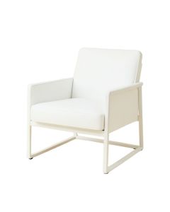 Alhanouf 23 '' W Faux Leather Armchair (synthetic illustration; no displayed measurements)