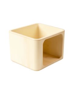 Laurel Crest Empty Furniture-Style Litter Enclosure - Cream (synthetic illustration; no displayed measurements)