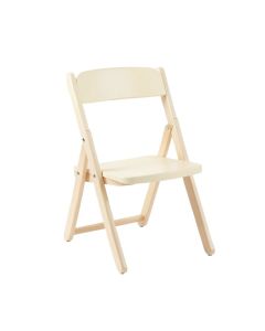 Glen Brook Folding Outdoor Chair - Cream (synthetic illustration; no displayed measurements)
