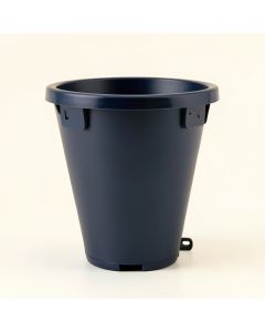 Birch Dale Empty Railing Planter With Integral Brackets - Navy (synthetic illustration; no displayed measurements)