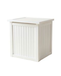 Linden Bluff Closed Outdoor Storage Box - White (synthetic illustration; no displayed measurements)