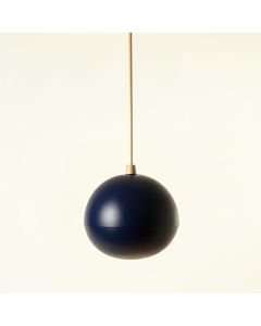Harbor Brook Pendant Light Suspended From One Plain Cable - Navy (synthetic illustration; no displayed measurements)