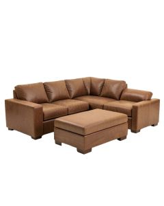 Ageliki 142 '' Wide Reversible Modular Sectional With Ottoman