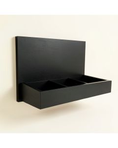 Laurel Bridge Empty Wall-Mounted Tool Organizer Panel - Black (synthetic illustration; no displayed measurements)