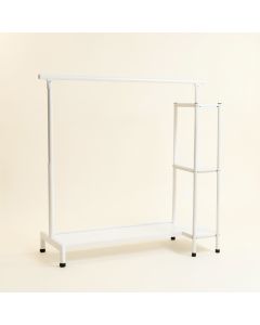Wren Branch Empty Garment Rack - White (synthetic illustration; no displayed measurements)