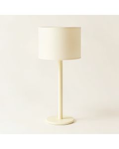 Sage Bluff Floor Lamp With A Plain Fabric Shade - Cream (synthetic illustration; no displayed measurements)
