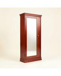 Peddie Sliding Jewelry Armoire With Mirror (synthetic illustration; no displayed measurements)