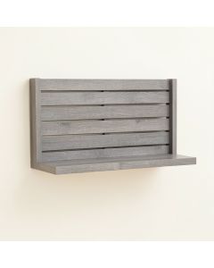 Birch Edge Wall-Mounted Entryway Organizer Shelf - Gray (synthetic illustration; no displayed measurements)