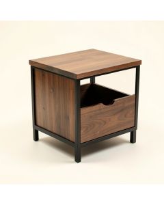 Cashin End Table With Storage (synthetic illustration; no displayed measurements)