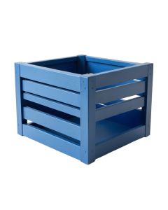 Glen Bend Empty Furniture-Style Pet Crate - Blue