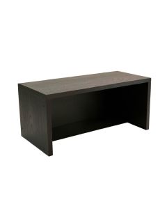 Dune Bend Shoe Storage Bench - Black