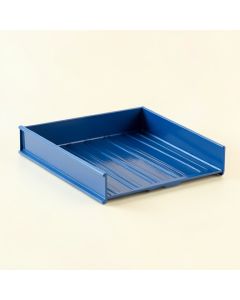 Spruce Canyon Empty Under-Desk Cable Tray - Blue (synthetic illustration; no displayed measurements)