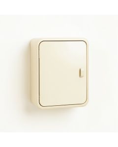 Shore Crossing Wall-Mounted Laundry Cabinet - Ivory (synthetic illustration; no displayed measurements)