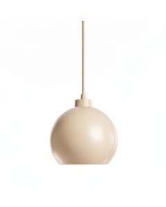 Ridge Bluff Pendant Light Suspended From One Plain Cable - Beige (synthetic illustration; no displayed measurements)
