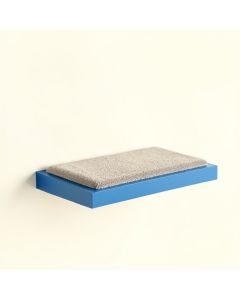 Bay Dale Wall-Mounted Cat Perch - Blue (synthetic illustration; no displayed measurements)