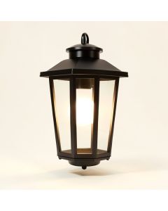 Powell 15.38 '' H Outdoor Wall Lantern (synthetic illustration; no displayed measurements)