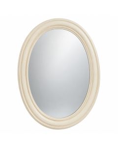 Briar Crest Framed Wall Mirror - Ivory