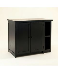 Clay Bend Freestanding Laundry Folding Counter - Black (synthetic illustration; no displayed measurements)