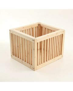 Holly Bend Empty Furniture-Style Litter Enclosure - Ivory (synthetic illustration; no displayed measurements)