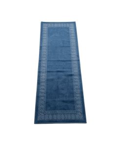 Ridge Arc Narrow Runner Rug - Blue